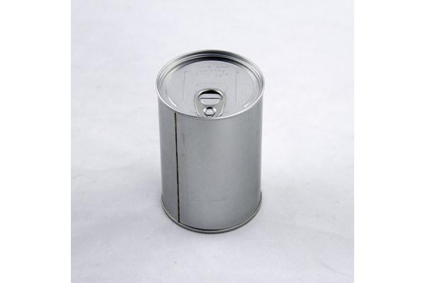 Round empty printed milk powder tinplate food can with easy open lid