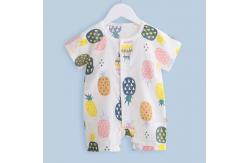 China Woven Lace Up Organic Children'S Pajamas ,  White Baby Romper Original Design supplier