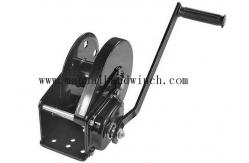 China LDE1800N 1800lbs Hand Crank Winch With Automatic Brake supplier