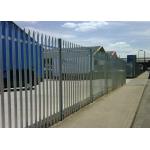 Sharp Profiled Heads H2.4m palisade Welded Wire Garden Fence for sale