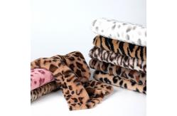 China 100% Polyester Customized Printed Faux Rabbit Fur Fabric for Garment Home Textiles supplier