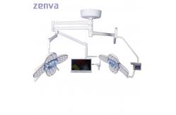 China Operating Equipment Double Dome Led Medical Shadowless Lamp With Camera TV supplier