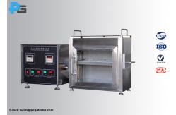China FMVSS302 SUS304 Vehicle Horizontal Flammability Tester supplier