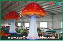 China Oxford Cloth Giant Inflatable Mushroom Advertising Inflatables With Built - In Blower supplier