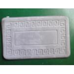 Microfiber Blue 40* 60 cm Antiskid Blue 8mm Memory Foam Indoor Bathroom Mat for sale