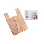 PLA Baby Diaper Biodegradable Garbage Bag Sustainable T Shirt Shape for sale