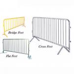 ISO9001 Galvanized Temporary Fence Powder Coating Crowd Control Barriers