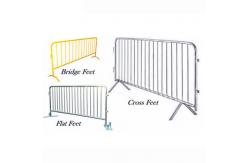 China ISO9001 Galvanized Temporary Fence Powder Coating Crowd Control Barriers supplier