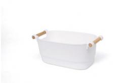 China white stackable storage bins plastic refrigerator 15l with handles supplier