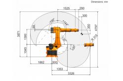 China KR 340 R3330 Kuka Robot Arm Industry Robot Arm Six Axis Custom supplier