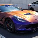 ISO14001 PET Vinyl Film Multipurpose , Practical Chameleon Vehicle Wrap for sale