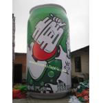Inflatable drinks bottles model carton character inflatable advertising carton for sale