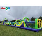 5k Giant Inflatable Sports Obstacles Challenge Backyard Inflatable Run Obstacle Course
