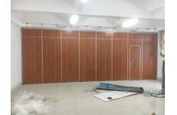 China Sliding Aluminium Track Partition Removable Walls / 4m Height Sound Proof Room Dividers supplier