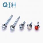 DIN7504K Carbon Steel Hex Head Drilling Screws With Washer for sale