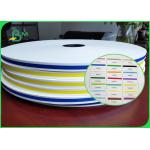 Diameter 550m 60gsm Striped Printing Straw Paper FDA Green Brown Black for sale