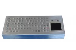 China 81 key compact  IP65 waterproof ruggedized keyboard  / industrial metal keyboard supplier