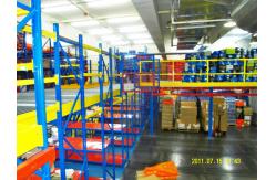 China Powder Coat Steel Rack Supported Mezzanine supplier