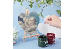 China 3mm Thickness Heart Shape Canvas Board Panels For Students And Professional Artists supplier
