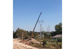 China 132KV Power Transmission Line HDG Lattice Steel Tower supplier