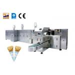 Crisp Snow Rolled Sugar Cone Making Machine Automatic Waffle Biscuit Baking for sale