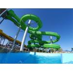 OEM Fiberglass Water Park Slide 2 Person Aqua Attract Park Games Rides for sale