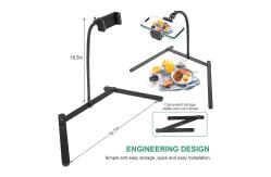 China RoHS Overhead Flexible Gooseneck Phone Holder For Live Streaming Drawing supplier