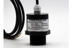 China 100ms IP65 Electrical Ultrasonic Level Sensor For Tank Level Measurement supplier