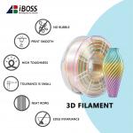PLA Silk Rainbow Filament Toughness Enhanced 3D Print Rainbow Filament for sale