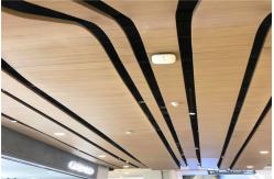 China Spraying Coating Brushed Aluminium Tiles 1.2mm Adhesive Suspended Ceiling Panel supplier