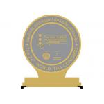 Die Casting Custom Award Trophies Round Shape For Business Activities
