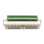 Indoor KRONE LSA Module Idc With Screw Terminal Flexible Green for sale