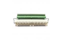 China Indoor KRONE LSA Module Idc With Screw Terminal Flexible Green supplier