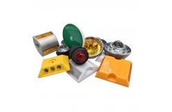 China G105 Led Strobe Solar Flashing Light Round Road Stud for Highway Safety supplier