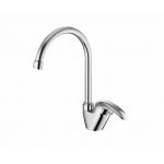 Swivel Sink Mixer Taps With 35mm Ceramic Cartridge Leakproof Chromed for sale