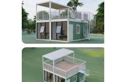 China Weather Resistant Folding Container House Steel Frame Fold Up Container House supplier