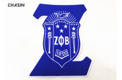 China Basketball Team Chenille Letterman Patches For Varsity Jackets Die Cut Edge supplier