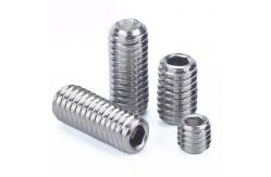 China DIN 916 A2-70 Hexagon Socket Set Screws With Cup Point supplier