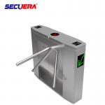 Entrance Low prices Access control 304 stainless steel security flap turnstile with fingerprint reader /face recognition for sale