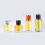 Magnet Cap Scent Glass Cosmetic Containers Perfume Glass Bottle 50ml Crimp Seal for sale