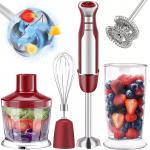 Stainless Steel Powerful Immersion Blender 800W Handheld Kitchen Blender for sale