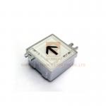 Zn Alloy Frame And Acrylic Plate Lift Push Button / Elevator Touch Button for sale