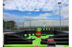 China Customized Inflatable Sports Games , Inflatable Eliminator With Rotative Machine supplier