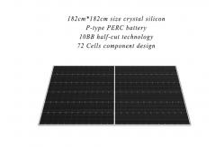 China 530W 540W 550W Most Efficiency Solar Panels Photovoltaic Mono Half Cell Solar Panel supplier