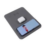 OEM PU Leather Wireless Charging Mouse Pad Multifunctional Universal for sale
