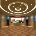 Fashion Customized Aluminum Metal Ceiling With Circular Curve Wave Shape Suspended for sale