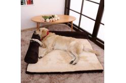 China Plush Suede Comfy Couch Best Big Dog Beds With Removable Washable Cover supplier