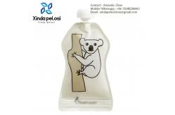 China Customized Ziplock Stand Up Baby Food Pouches Plastic Spout Pouch supplier