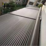 Electric Retractable Roof Awning Zip Track Roof Retractable Aluminium Outdoor Roller Shutters for sale