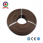 Brown Grey 4mm2 1500V Solar Dc Cable With TUV Certified for sale